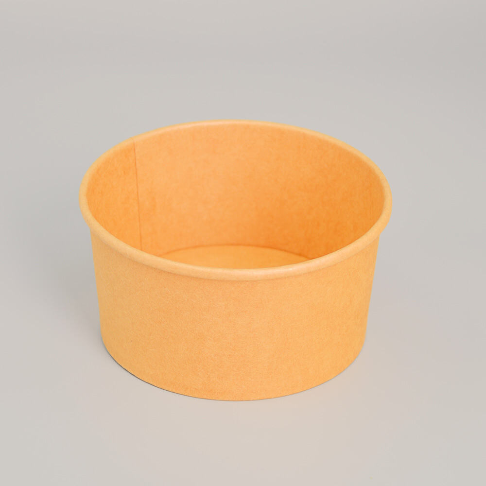 32oz Jumbo Kraft Paper Soup Bucket 115mm Caliber Largest Size Disposable Hot Food Container for Family Meal