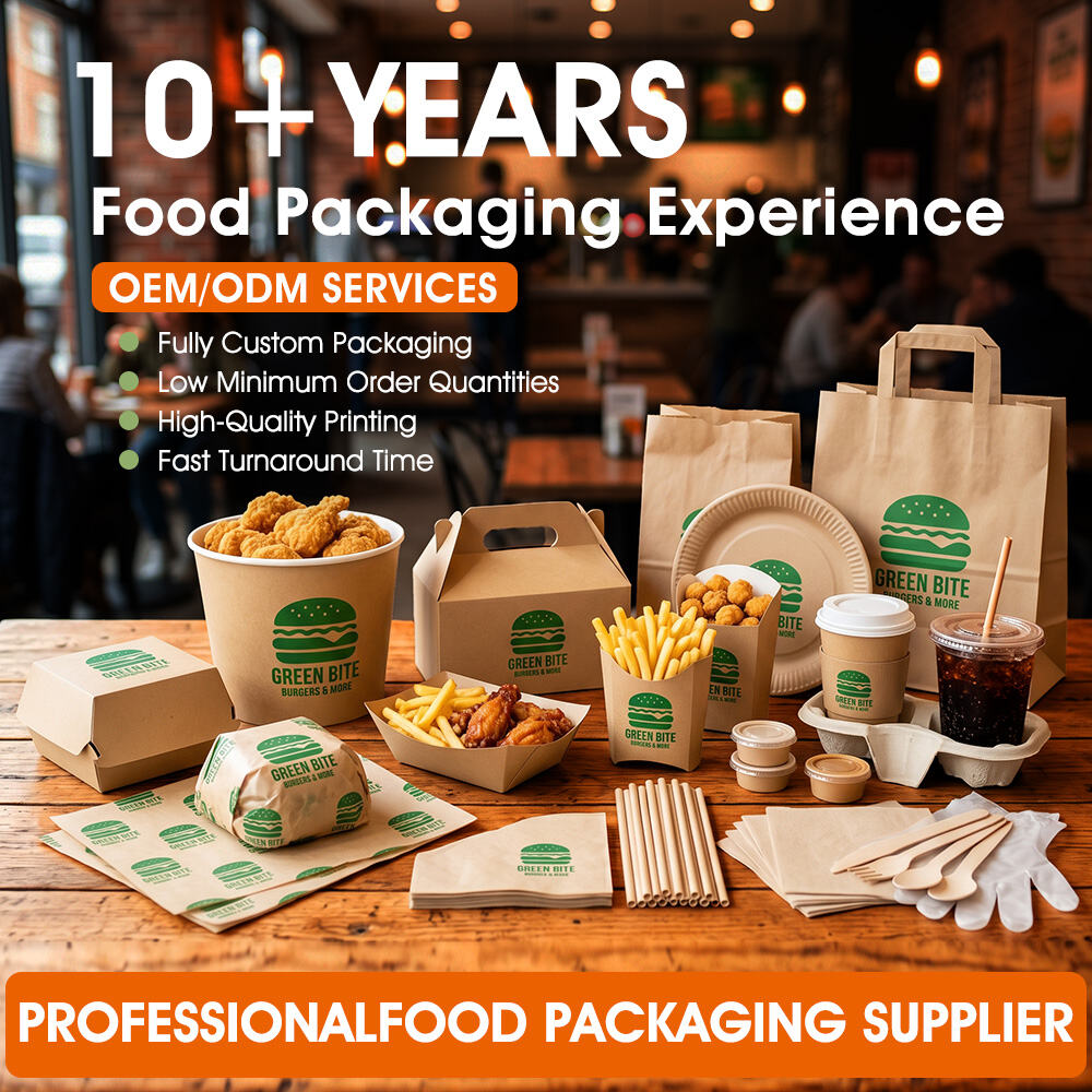 Eco-Friendly Custom Kraft Paper Noodle Boxes for Sustainable Takeaway Solutions