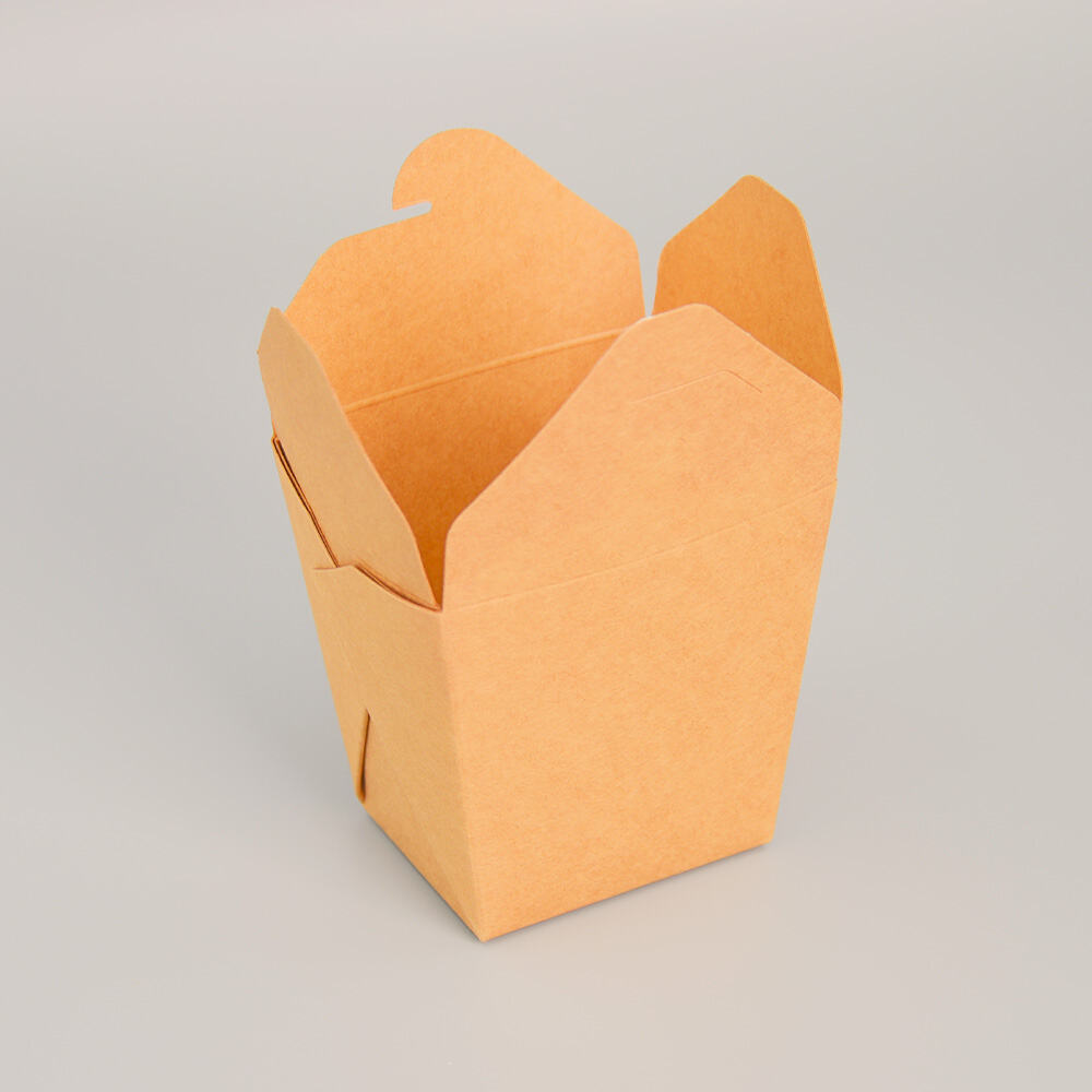 OEM Custom Printed Kraft Paper Noodle Boxes for Takeaway Food Packaging