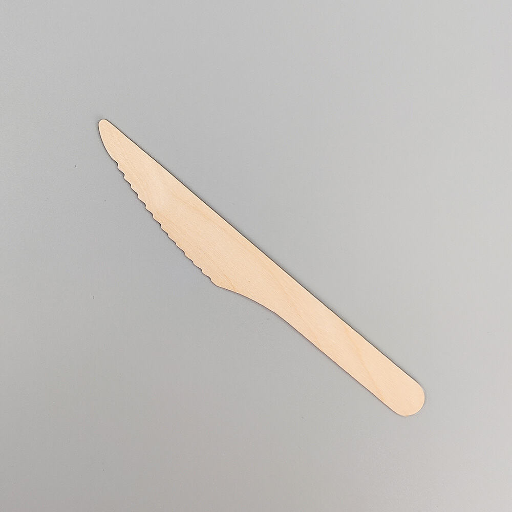170mm Biodegradable Disposable Bamboo Wood Knife for Meat