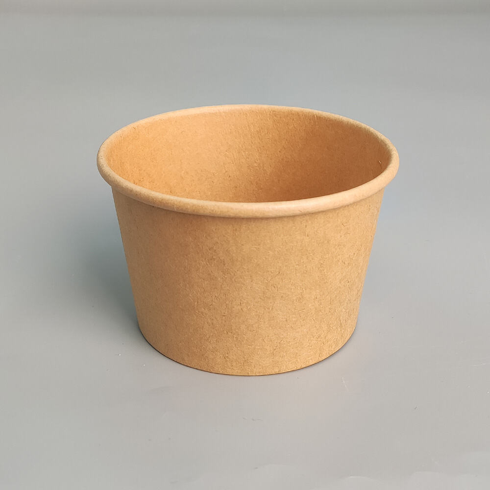 26oz Extra Large Kraft Paper Soup Bucket 115mm Caliber Disposable Hot Pot Food Container for Sharing Meal