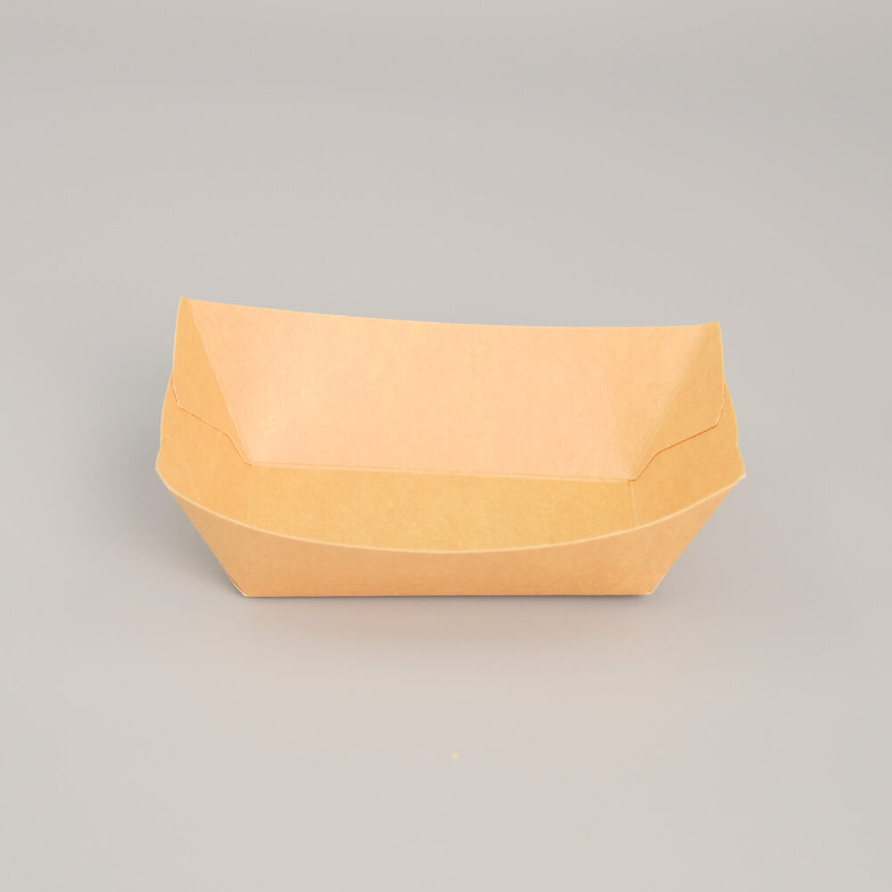 Sustainable Kraft Paper Boat Bowls with Food Grade Material