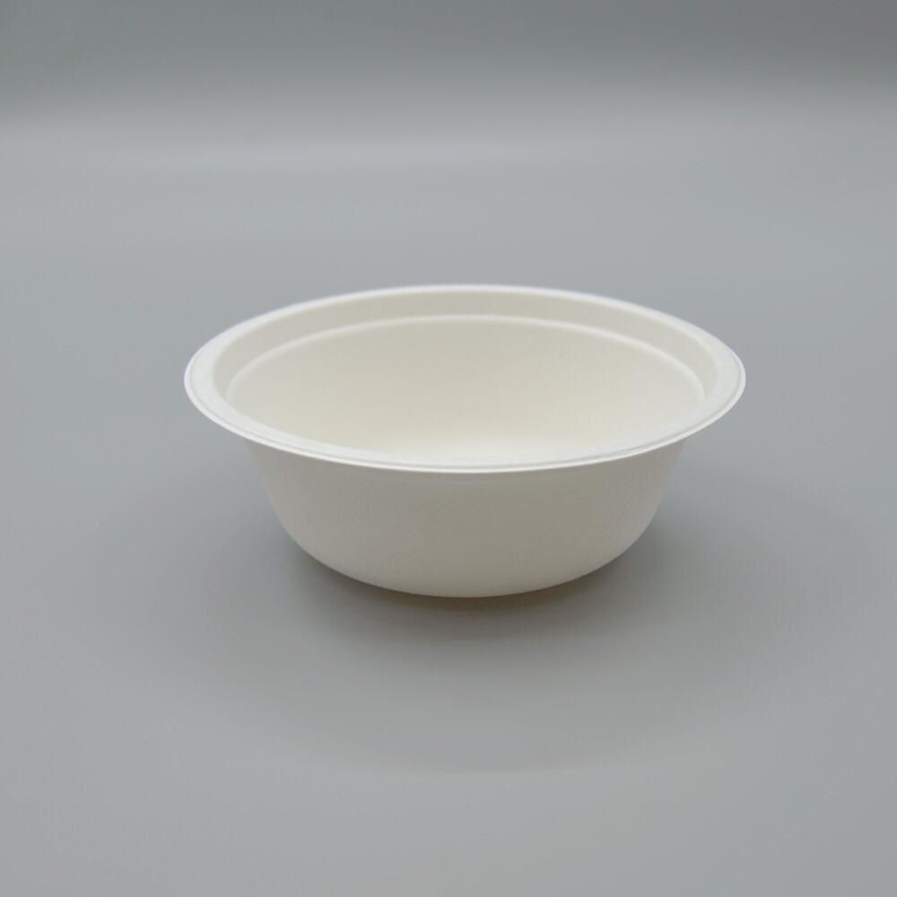 500ml Degradable Sugarcane Bagasse Pulp Food Containers Bowl