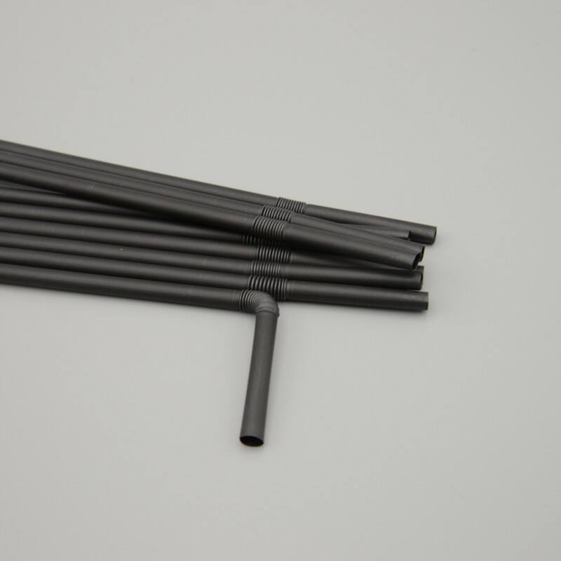 PLA Compostable Disposable Straight Flexible Straw for Cold Drinking