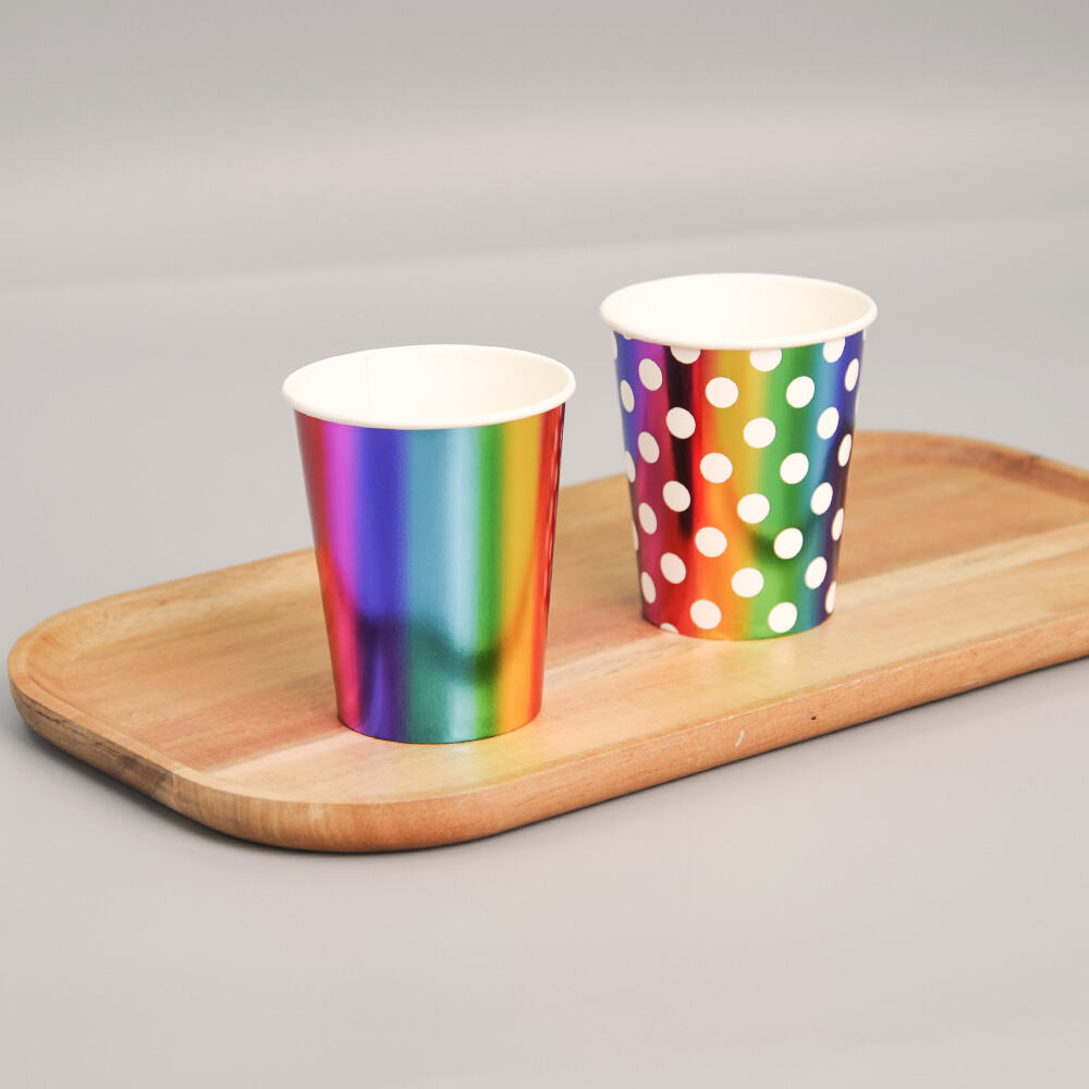 Disposable Cafe Single Walls Coffee Paper Cups With Lid