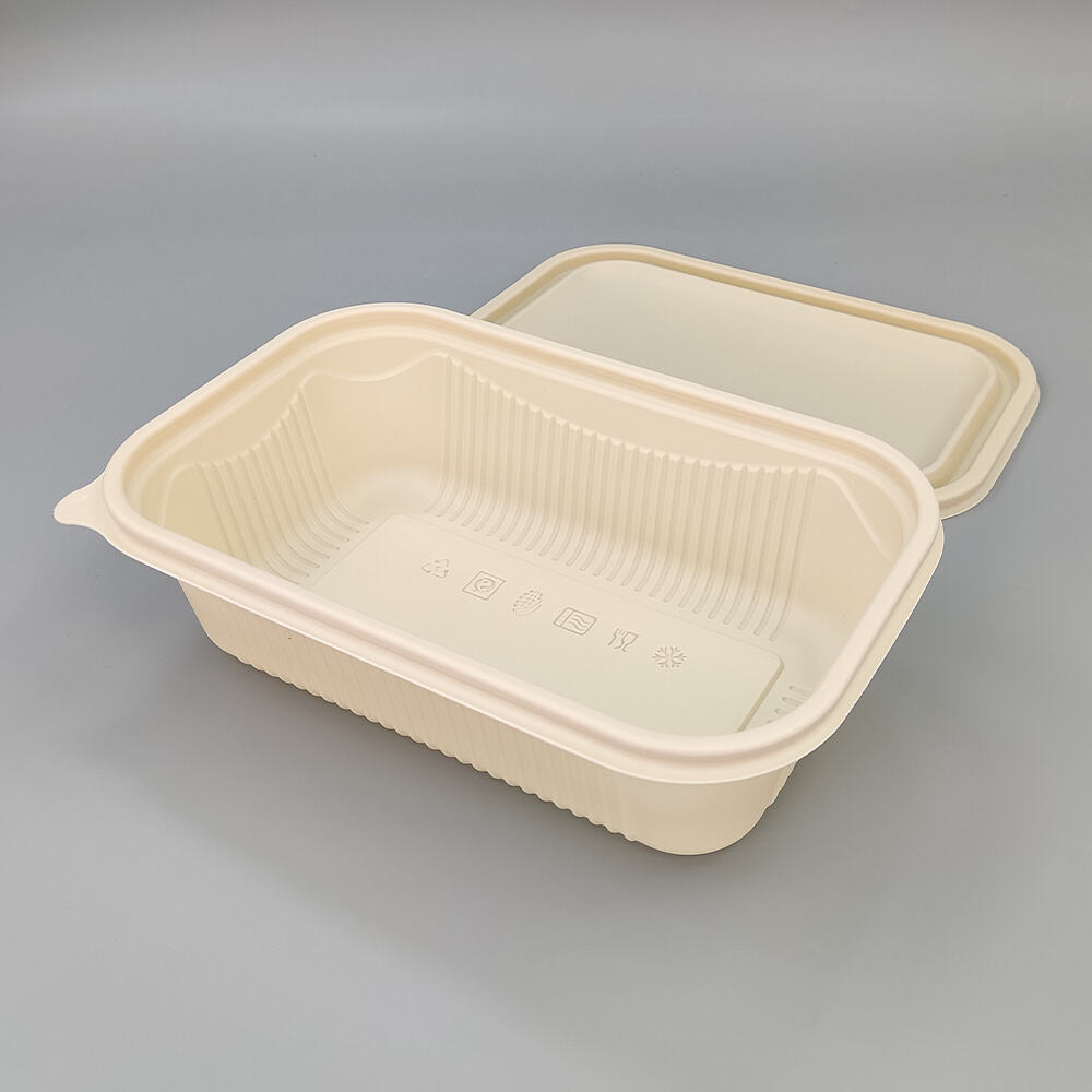 Biodegradable Fast Food Packaging Box Cornstarch PP Food Container
