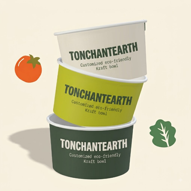 Go Green with Every Meal: Introducing Our 100% Biodegradable Kraft Paper Tableware Line
